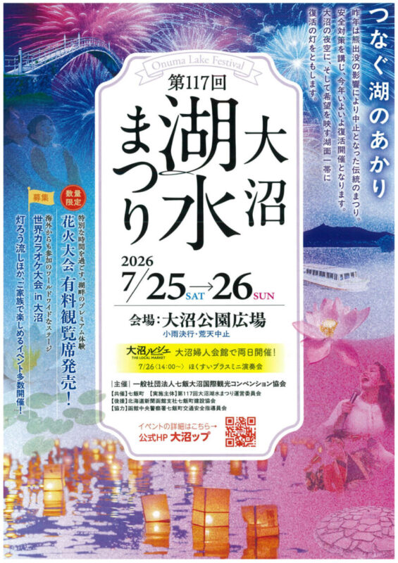 第117回 大沼湖水まつり 花火大会